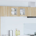 vidaXL Hängeschrank 2 pcs Sonoma-Eiche 40 x 31 x 40 cm Holzwerkstoff