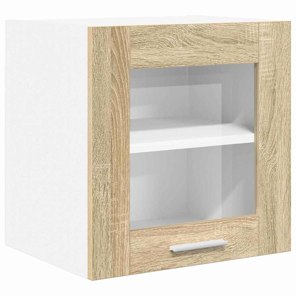vidaXL Hängeschrank 2 pcs Sonoma-Eiche 40 x 31 x 40 cm Holzwerkstoff