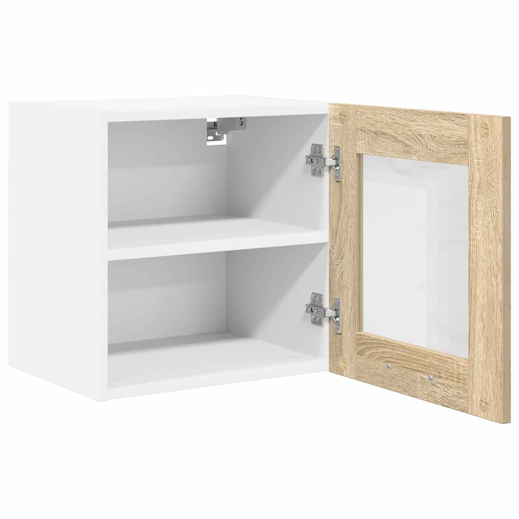 vidaXL Hängeschrank 2 pcs Sonoma-Eiche 40 x 31 x 40 cm Holzwerkstoff