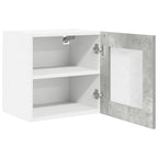 vidaXL Hängeschrank mit Speicher Riga 2 pcs Beton Grau 40 x 31 x 40 cm