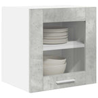 vidaXL Hängeschrank mit Speicher Riga 2 pcs Beton Grau 40 x 31 x 40 cm