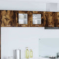 vidaXL Hängeschrank mit Tür 2 pcs Geräucherte Eiche 40 x 31 x 40 cm