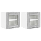 vidaXL Hängeschrank 2 pcs Graues Sonoma 40 x 31 x 40 cm Holzwerkstoff