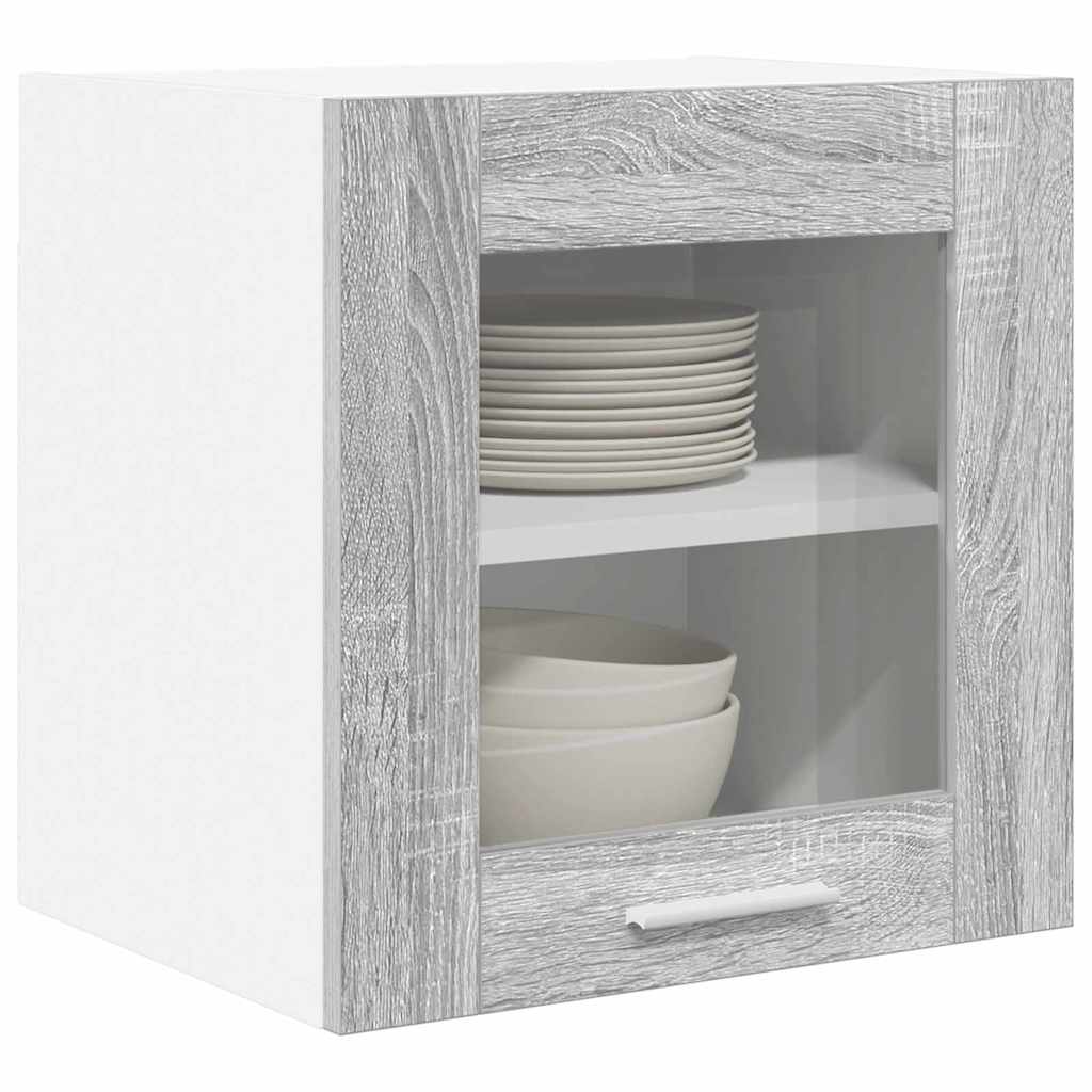 vidaXL Hängeschrank 2 pcs Graues Sonoma 40 x 31 x 40 cm Holzwerkstoff