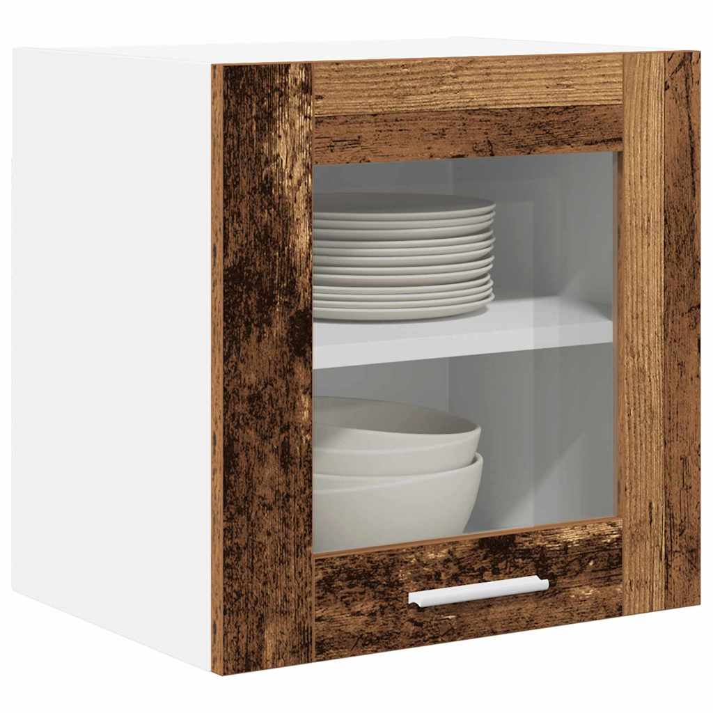 vidaXL Hängeschrank 2 pcs Altholz 40 x 31 x 40 cm Holzwerkstoff