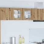 vidaXL Hängeschrank mit Tür Riga 2 pcs Artisan-Eiche 40 x 31 x 40 cm