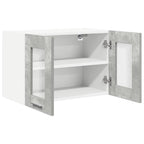 vidaXL Hängeschrank 2 pcs Beton Grau 60 x 31 x 40 cm Holzwerkstoff