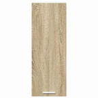 vidaXL Hängeschrank mit Speicher Sonoma-Eiche und Weiß 30 x 31 x 80 cm