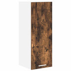 vidaXL Hängeschrank mit Speicher Riga 2 pcs Geräucherte Eiche und Weiß