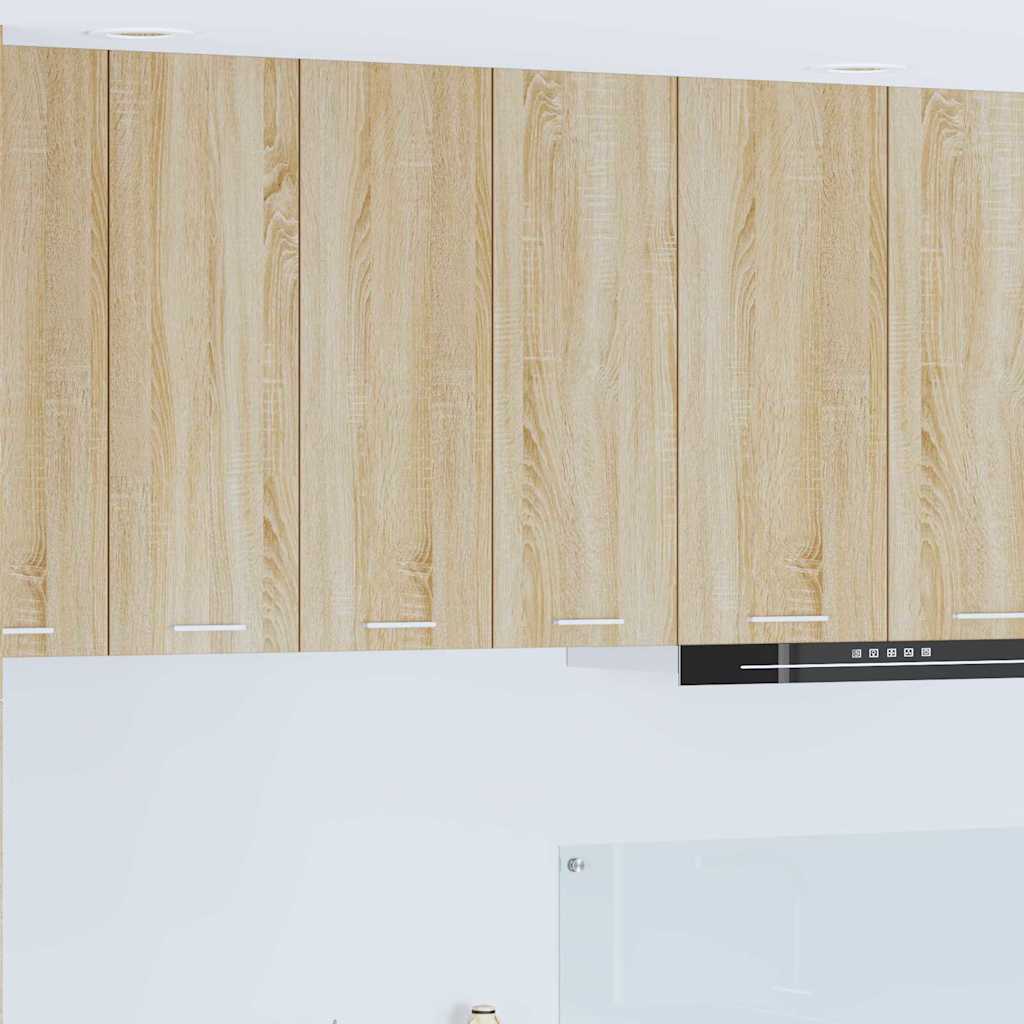 vidaXL Hängeschrank mit Tür Sonoma-Eiche 60 x 31 x 80 cm Holzwerkstoff