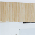 vidaXL Hängeschrank mit Tür Sonoma-Eiche 60 x 31 x 80 cm Holzwerkstoff