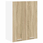 vidaXL Hängeschrank mit Tür Sonoma-Eiche 60 x 31 x 80 cm Holzwerkstoff