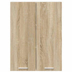 vidaXL Hängeschrank mit Tür Sonoma-Eiche 60 x 31 x 80 cm Holzwerkstoff