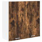 vidaXL Hängeschrank mit Tür Riga Geräucherte Eiche 80 x 31 x 80 cm