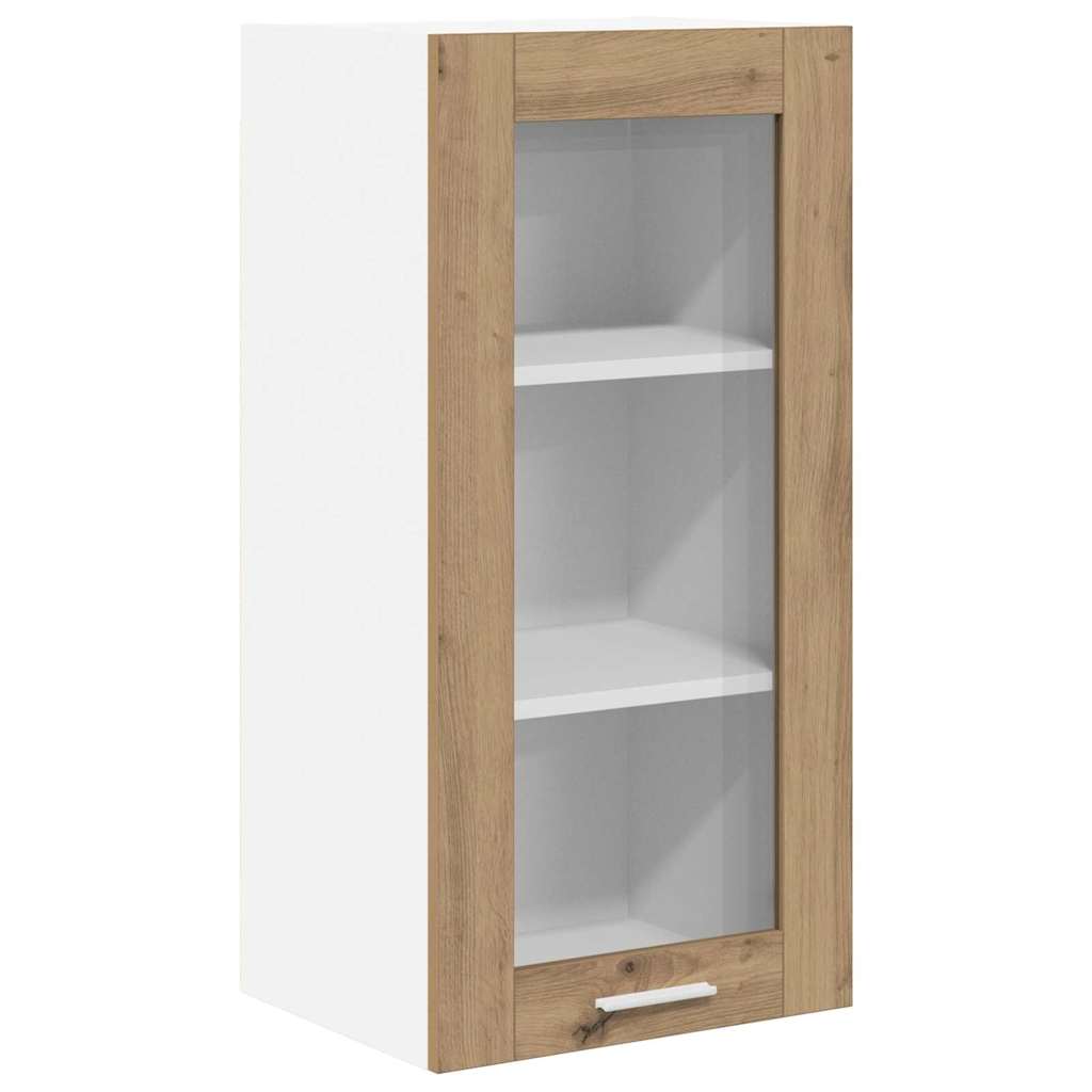vidaXL Hängeschrank 2 pcs Artisan-Eiche 40 x 31 x 80 cm Holzwerkstoff