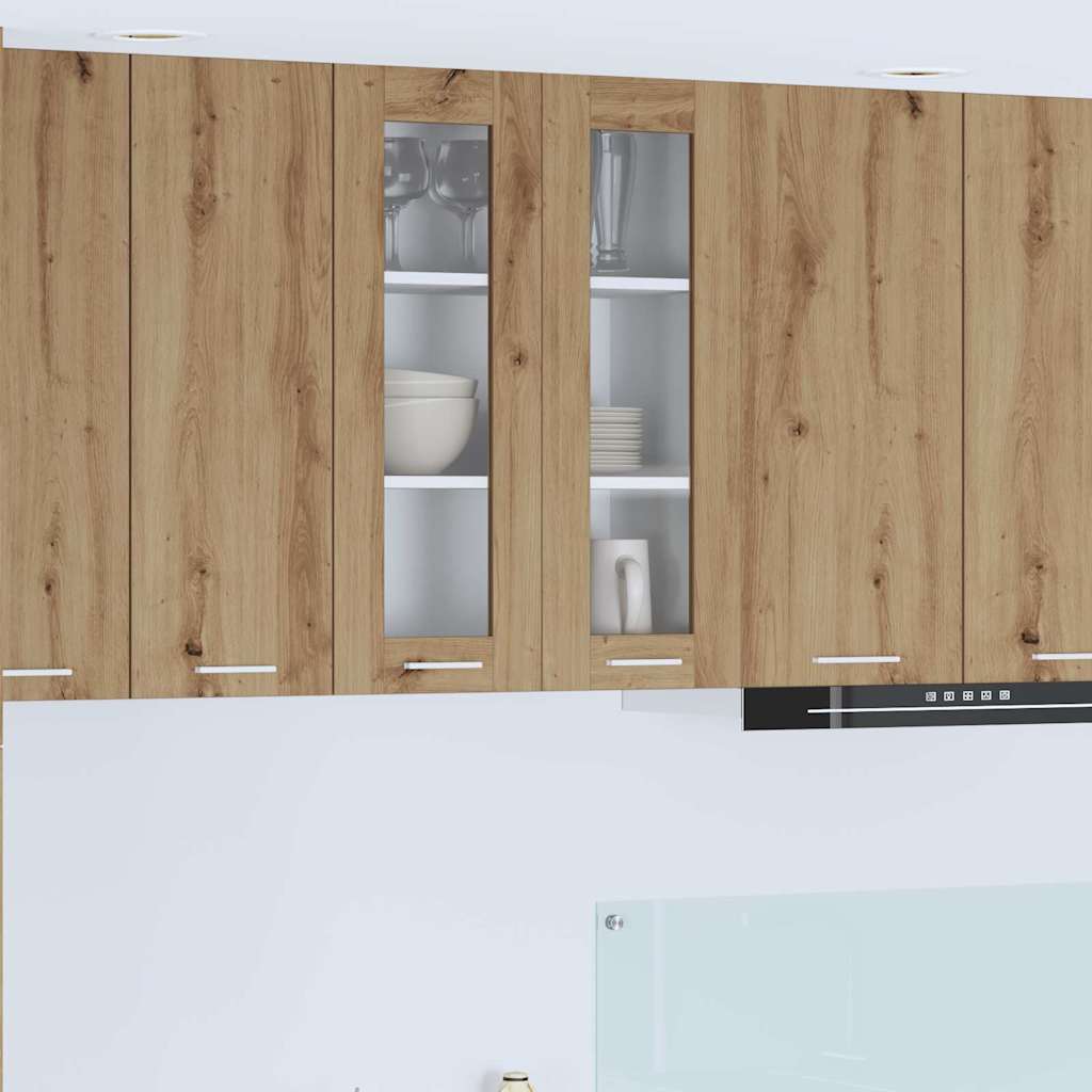 vidaXL Hängeschrank Riga Artisan-Eiche 60 x 31 x 80 cm Holzwerkstoff
