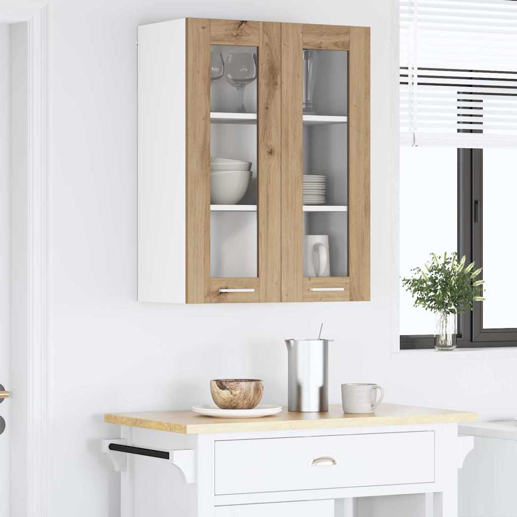 vidaXL Hängeschrank Riga Artisan-Eiche 60 x 31 x 80 cm Holzwerkstoff