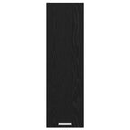 vidaXL Hängeschrank mit Speicher Schwarz Eichen-Optik 30 x 31 x 100 cm