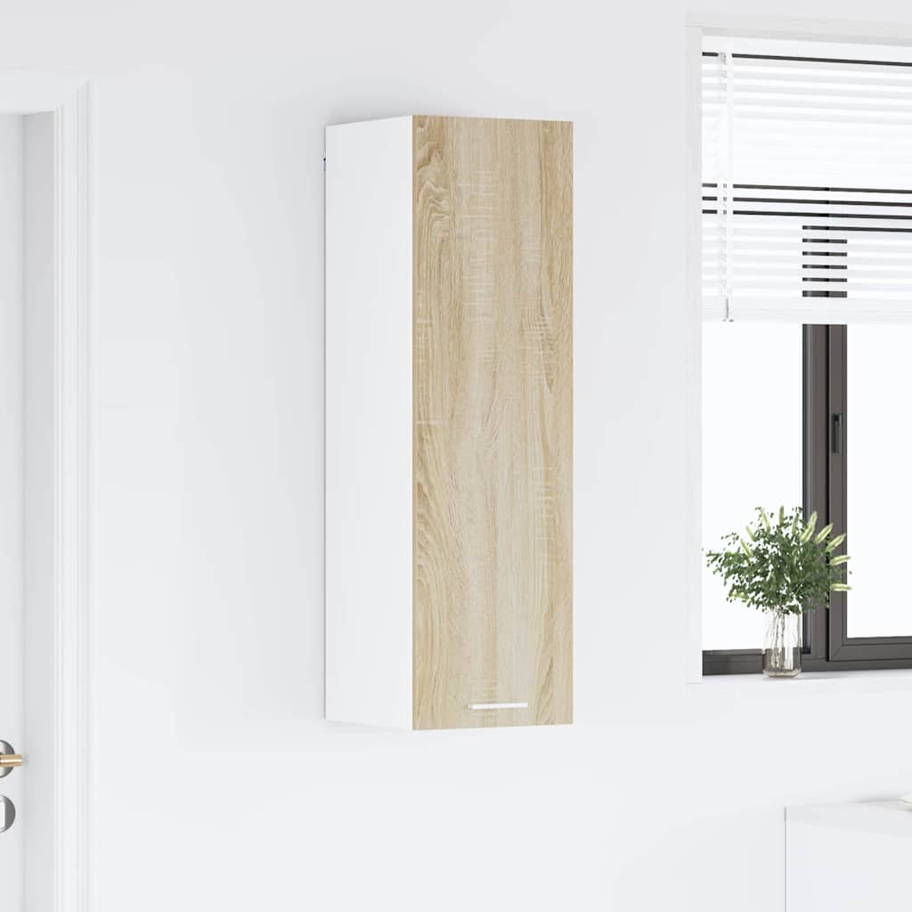 vidaXL Hängeschrank Sonoma-Eiche 30 x 31 x 100 cm Holzwerkstoff