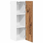 vidaXL Hängeschrank mit Tür Altholz 30 x 31 x 100 cm Holzwerkstoff