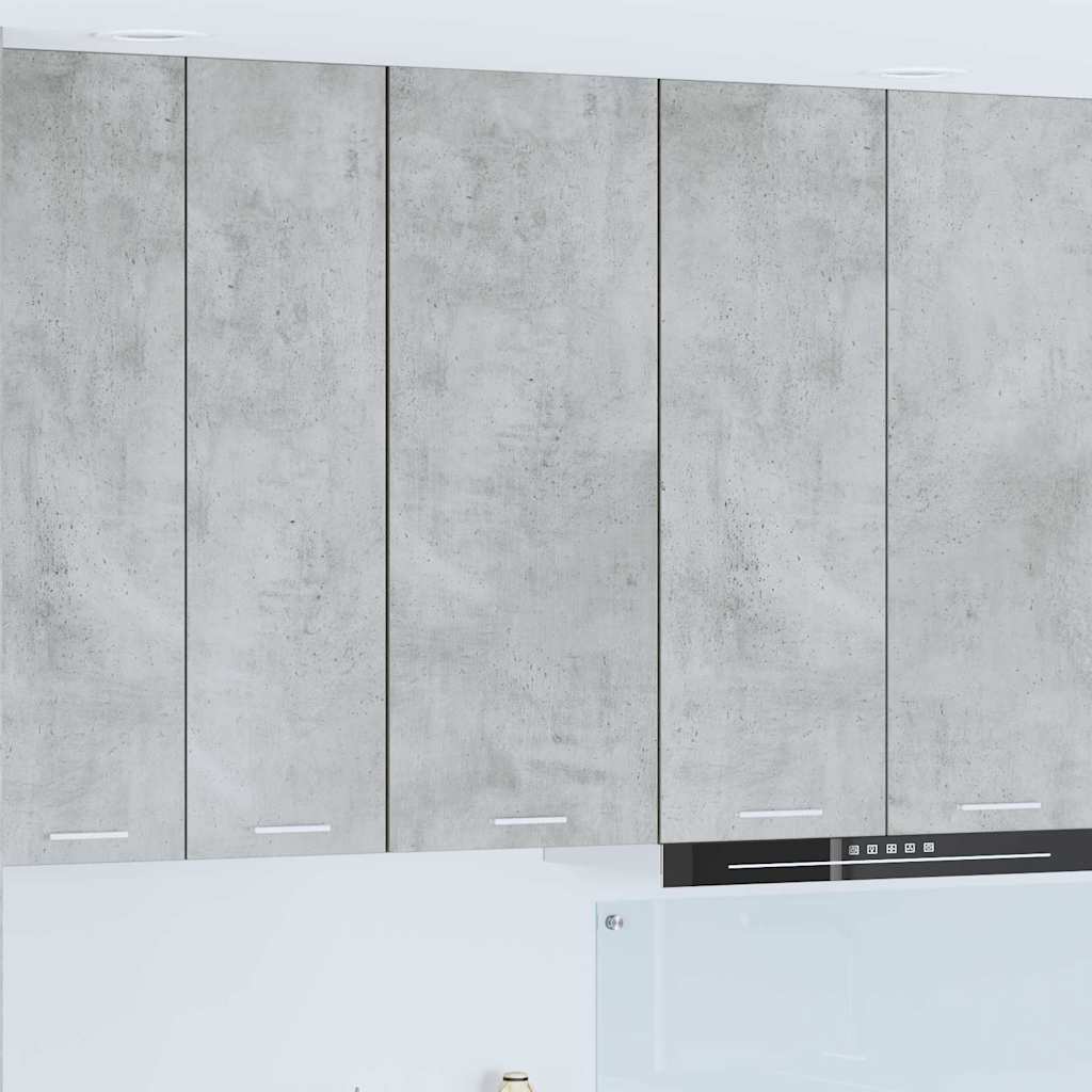 vidaXL Hängeschrank Riga Beton Grau 40 x 31 x 100 cm Holzwerkstoff