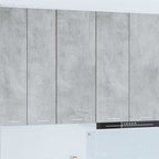 vidaXL Hängeschrank Riga Beton Grau 40 x 31 x 100 cm Holzwerkstoff