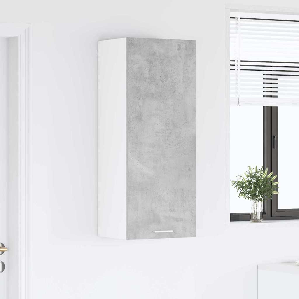 vidaXL Hängeschrank Riga Beton Grau 40 x 31 x 100 cm Holzwerkstoff