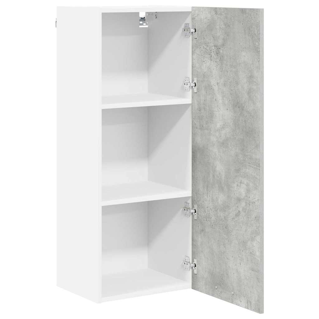 vidaXL Hängeschrank Riga Beton Grau 40 x 31 x 100 cm Holzwerkstoff