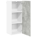 vidaXL Hängeschrank Riga Beton Grau 40 x 31 x 100 cm Holzwerkstoff