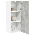 vidaXL Hängeschrank Riga Beton Grau 40 x 31 x 100 cm Holzwerkstoff