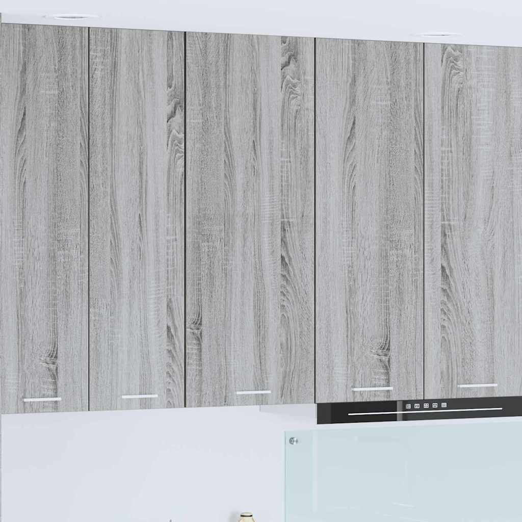 vidaXL Hängeschrank Riga Graues Sonoma 40 x 31 x 100 cm Holzwerkstoff