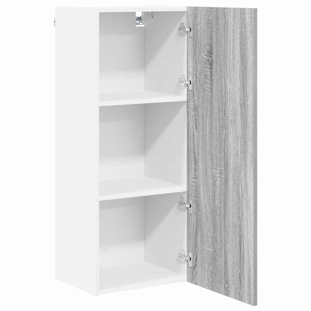 vidaXL Hängeschrank Riga Graues Sonoma 40 x 31 x 100 cm Holzwerkstoff