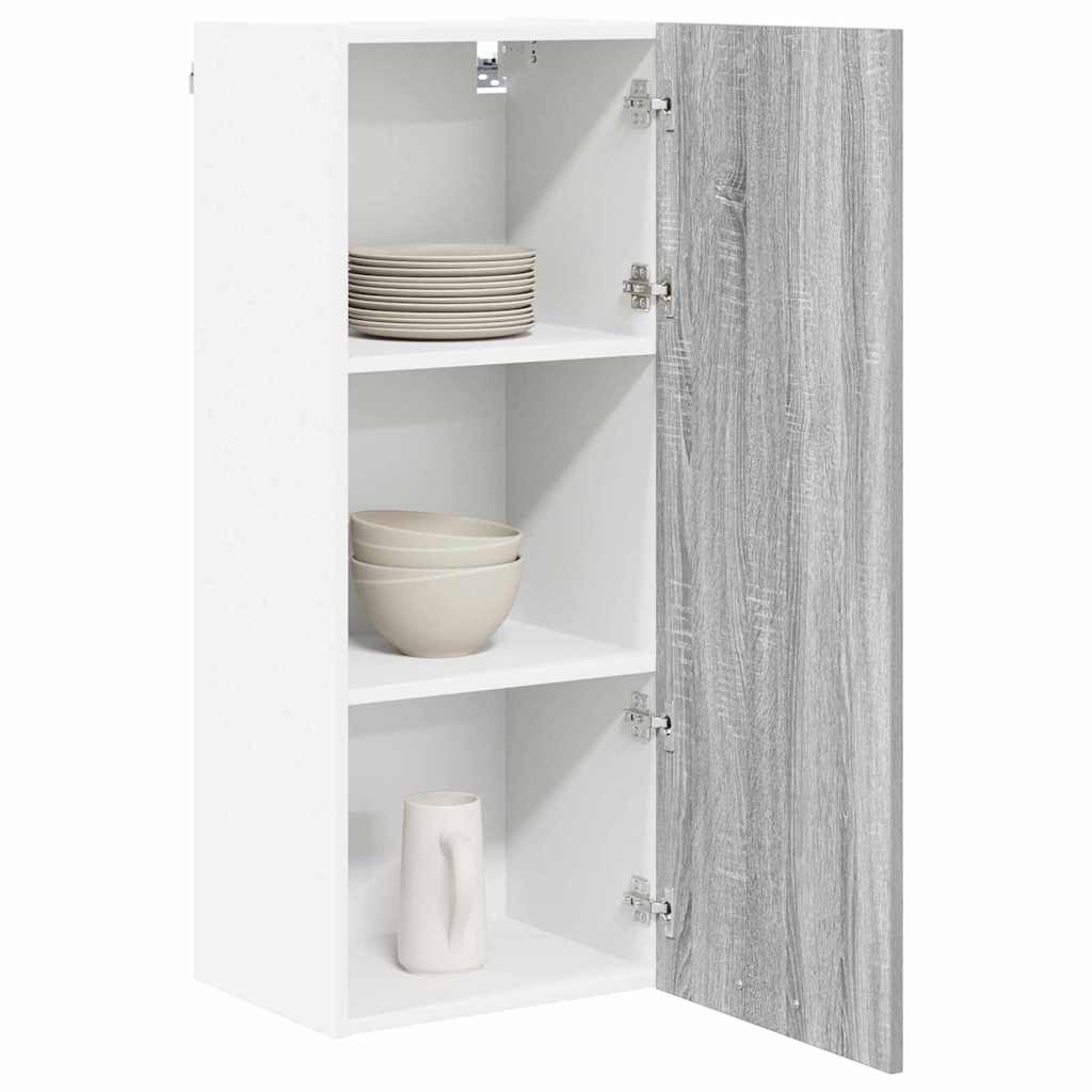 vidaXL Hängeschrank Riga Graues Sonoma 40 x 31 x 100 cm Holzwerkstoff