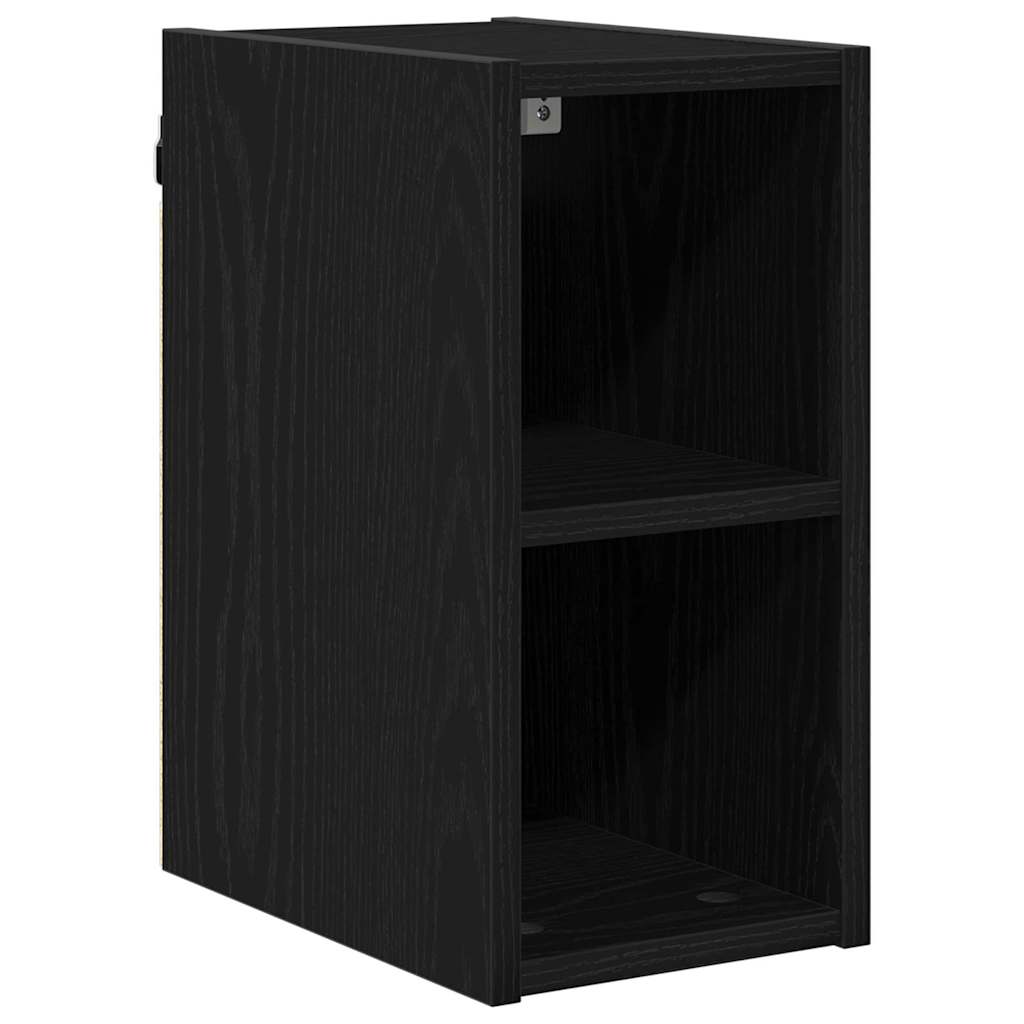 vidaXL Hängeschrank Schwarz Eichen-Optik 20 x 29,5 x 40 cm