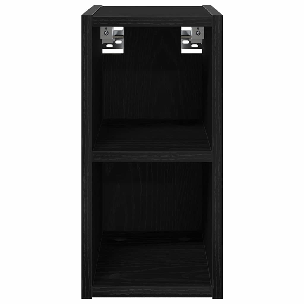 vidaXL Hängeschrank Schwarz Eichen-Optik 20 x 29,5 x 40 cm