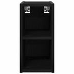 vidaXL Hängeschrank Schwarz Eichen-Optik 20 x 29,5 x 40 cm
