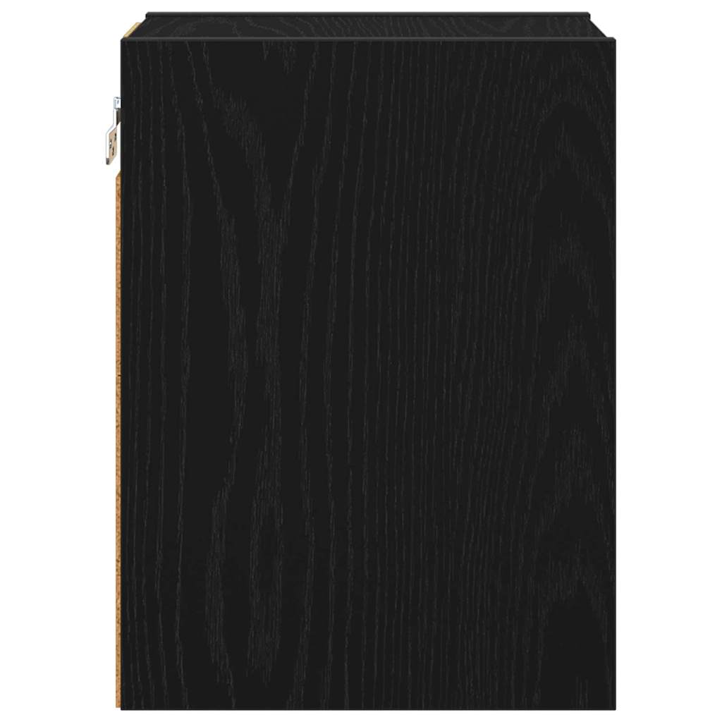 vidaXL Hängeschrank Schwarz Eichen-Optik 20 x 29,5 x 40 cm