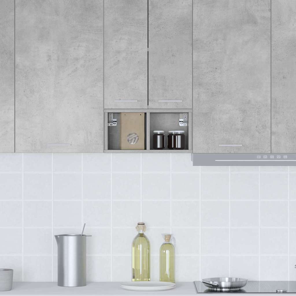 vidaXL Hängeschrank Beton Grau 20 x 29,5 x 40 cm Holzwerkstoff