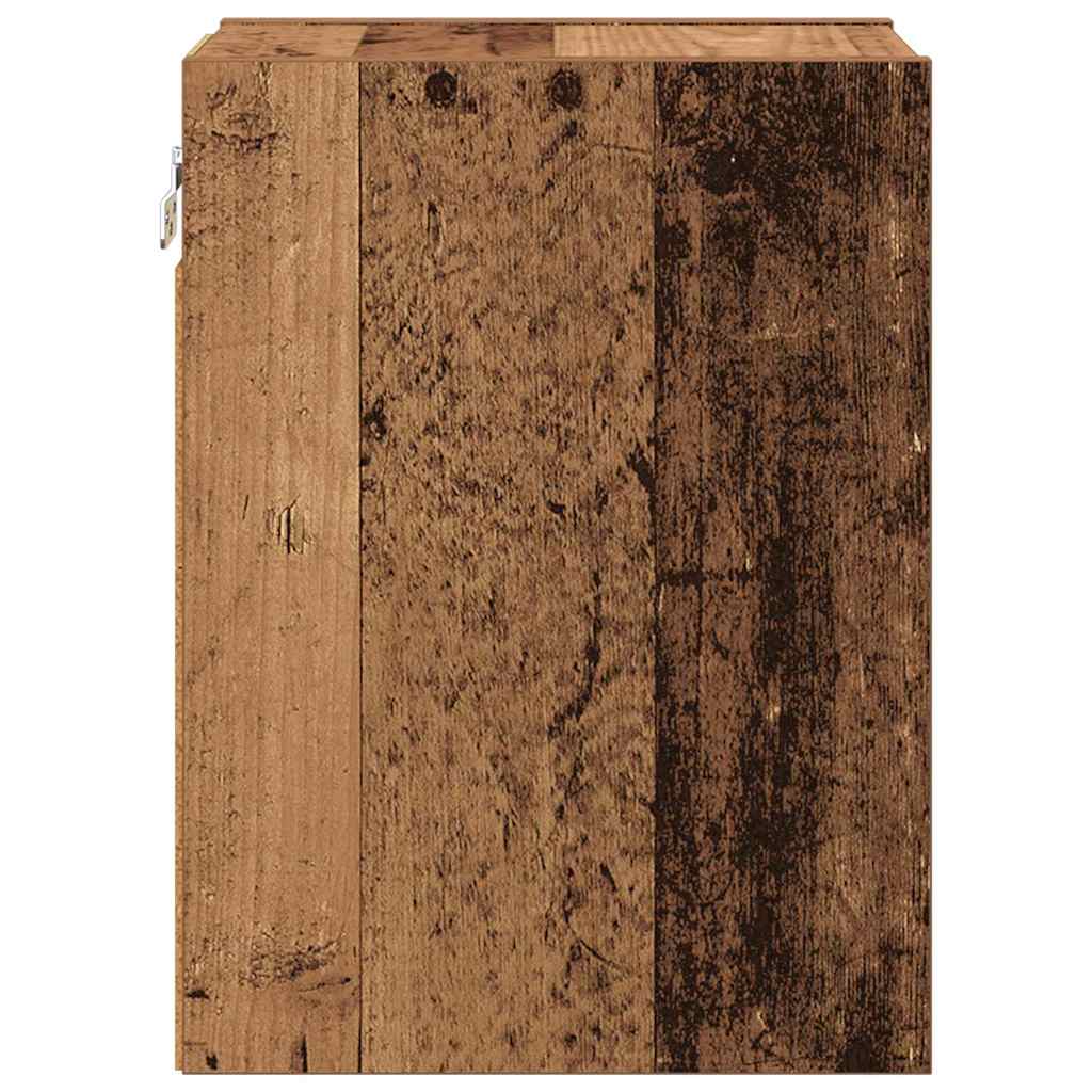 vidaXL Hängeschrank Altholz 20 x 29,5 x 40 cm Holzwerkstoff
