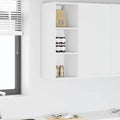 vidaXL Hängeschrank Riga Weiß 30 x 29,5 x 80 cm Holzwerkstoff