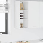 vidaXL Hängeschrank Riga Weiß 30 x 29,5 x 80 cm Holzwerkstoff