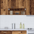 vidaXL Hängeschrank Riga Altholz 30 x 29,5 x 80 cm Holzwerkstoff