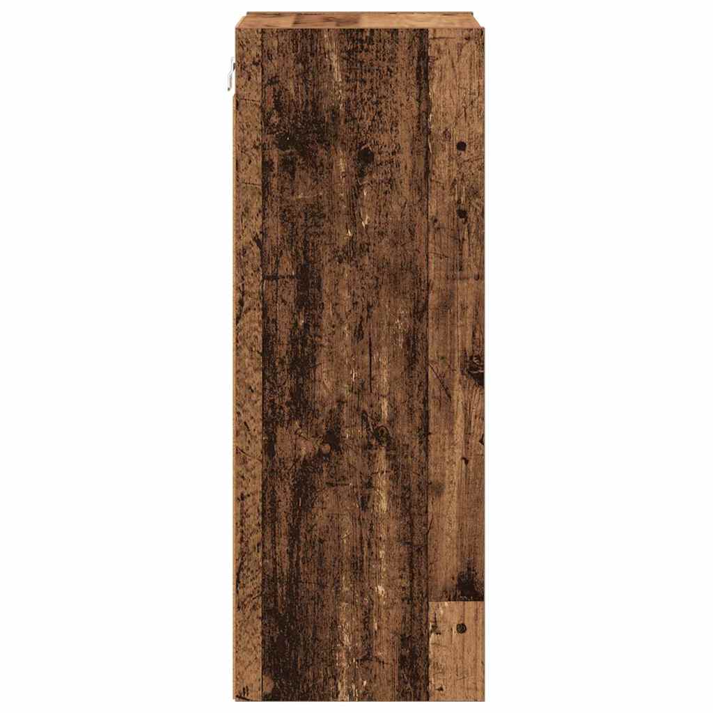 vidaXL Hängeschrank Riga Altholz 30 x 29,5 x 80 cm Holzwerkstoff