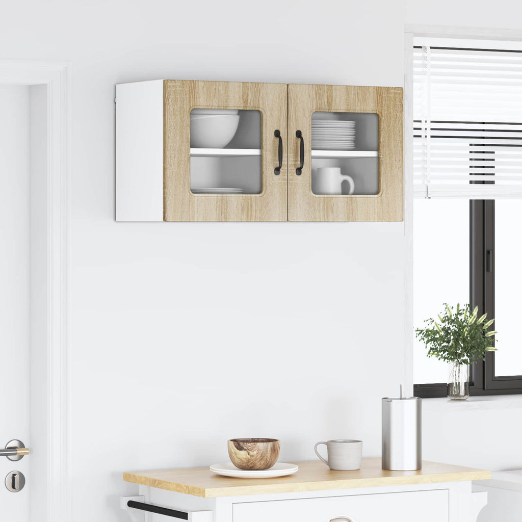 vidaXL Geschirrspülerfront Kalmar 2 pcs Sonoma-Eiche 40 x 31 x 40 cm