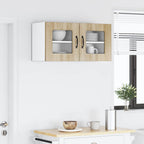vidaXL Geschirrspülerfront Kalmar 2 pcs Sonoma-Eiche 40 x 31 x 40 cm