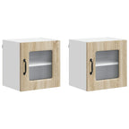 vidaXL Geschirrspülerfront Kalmar 2 pcs Sonoma-Eiche 40 x 31 x 40 cm