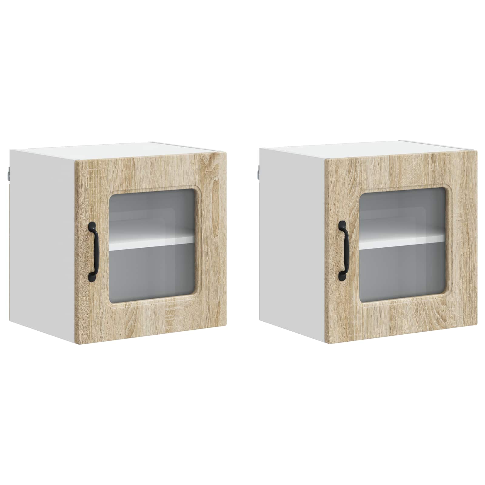 vidaXL Geschirrspülerfront Kalmar 2 pcs Sonoma-Eiche 40 x 31 x 40 cm