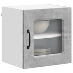 vidaXL Geschirrspülerfront Kalmar 2 pcs Beton Grau 40 x 31 x 40 cm
