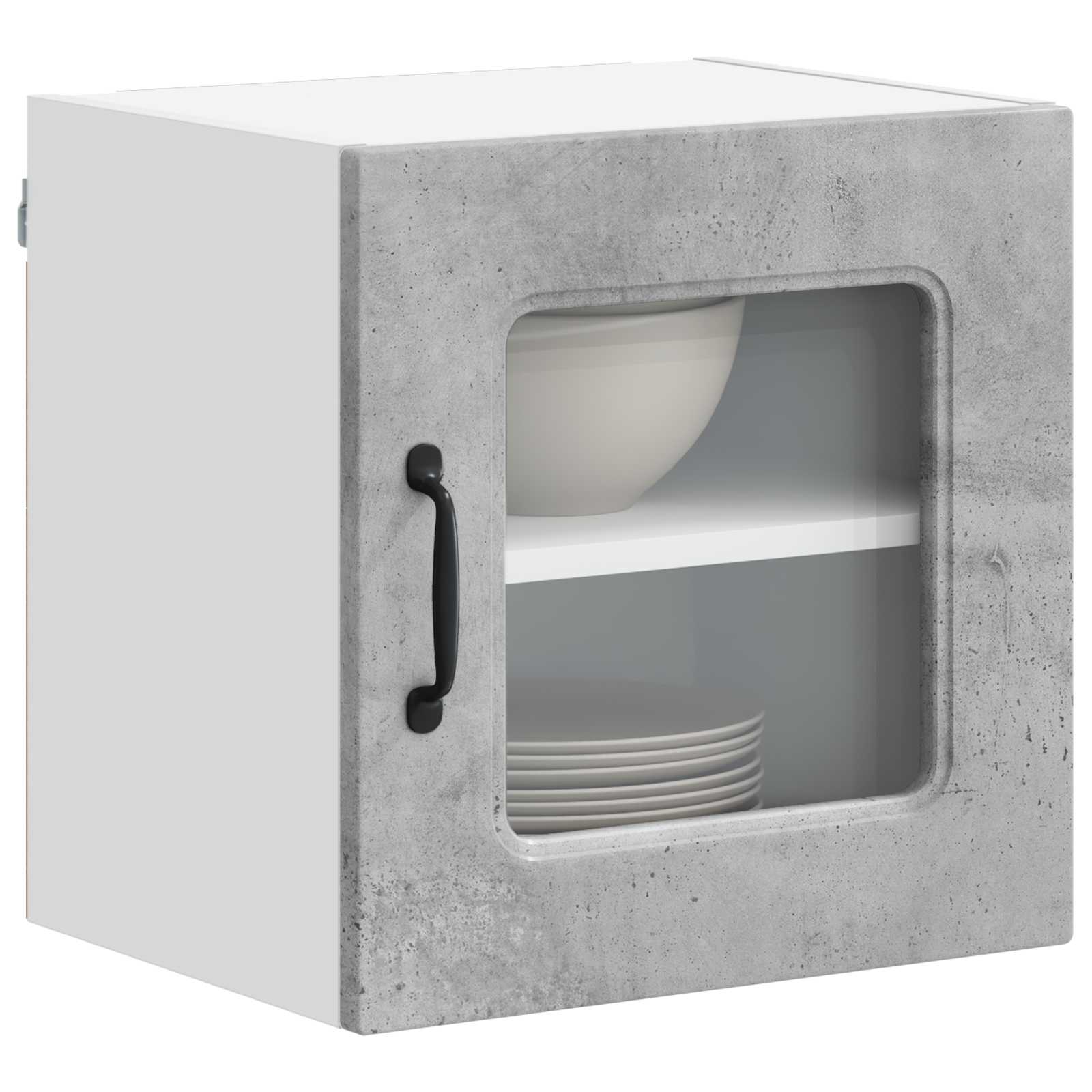 vidaXL Geschirrspülerfront Kalmar 2 pcs Beton Grau 40 x 31 x 40 cm