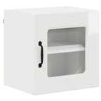 vidaXL Geschirrspülerfront Kalmar 2 pcs Hochglanz Weiß 40 x 31 x 40 cm